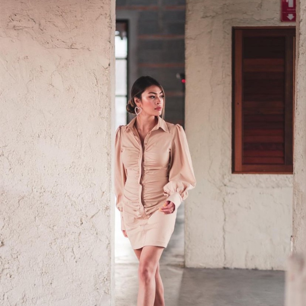 Midi Ruched Dress